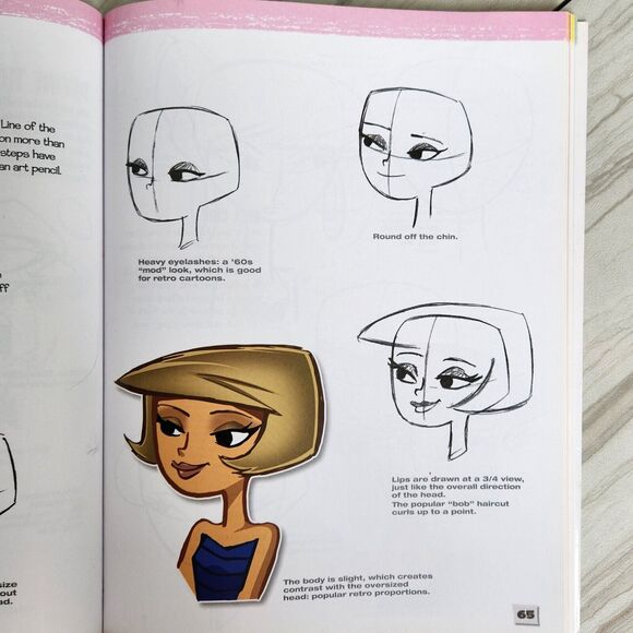 Cartoon Faces: How to Draw Heads, Features & Expressions by Hart, Christopher - Picture 8 of 10